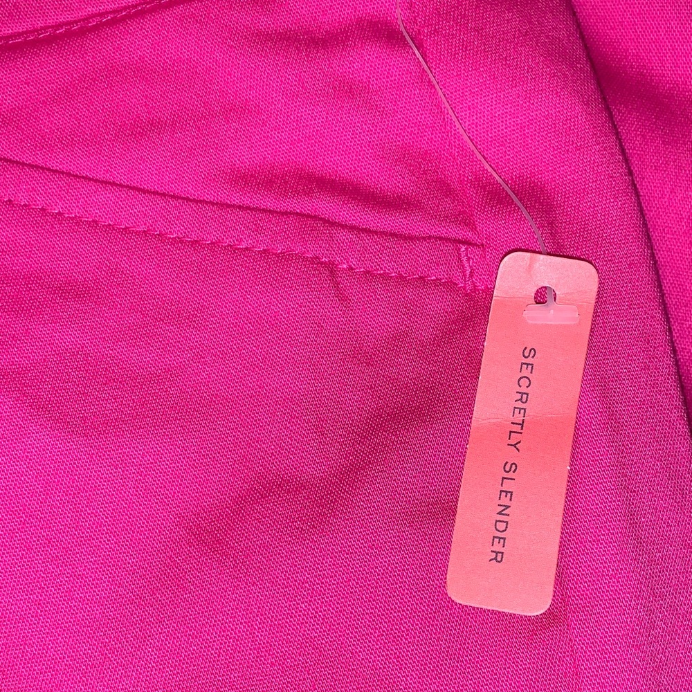 St. John’s Bay Secretly Slender Raspberry Rose Bermuda Shorts - Picture 6 of 10